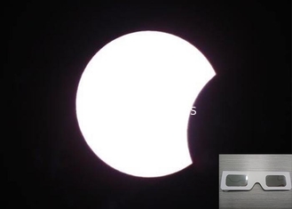 El espectador del eclipse solar de Baader del papel modificó el logotipo para requisitos particulares para la educación, CE aprobado