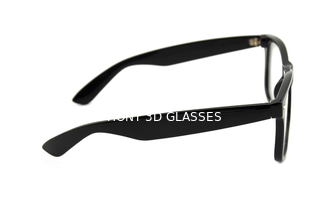 Vidrios plásticos de la difracción 3D con la lente Classica de los fuegos artificiales, negro