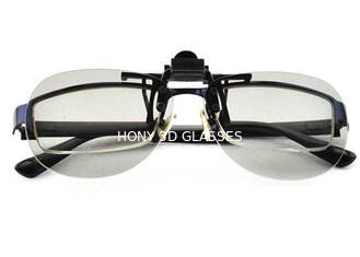 El adulto unisex polarizó 3D los vidrios con clip RealD para las gafas del teatro