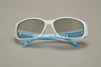 Vidrios polarizados lineares 3D del marco plástico para las lentes antis del rasguño del cine