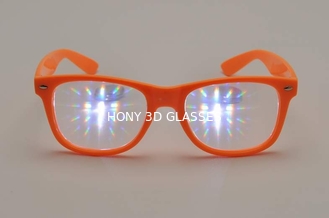 Vidrios plásticos de la difracción del marco colorido para los fuegos artificiales de Hony