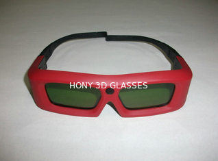 Lentes con pilas del LCD de los altos vidrios activos 3D de la transmitencia con el marco rojo