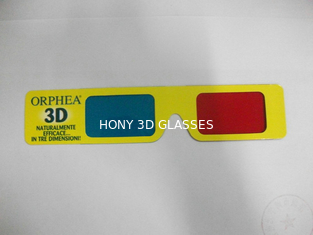 Vidrios rojos y azules del anáglifo 3D disponibles con el filtro de color del ANIMAL DOMÉSTICO