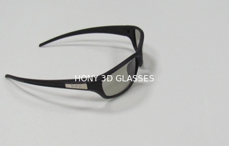Los vidrios de los cines 3D del color verde para 3D pasivo TV, adulto clasificaron los vidrios polarizados circular pasiva 3D
