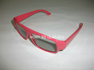 Tipos polarizados lineares del marco plástico de la PC de los vidrios 3D para el cine de 4D 5D 6D