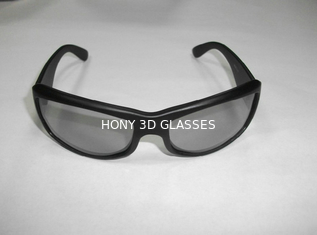 Los vidrios polarizados lineares 3D de Imax con espesan las lentes en marco plástico