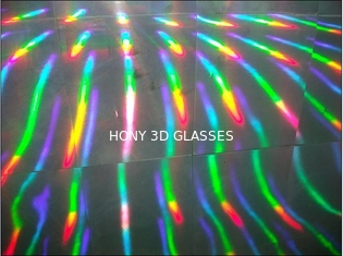lente de los vidrios de los fuegos artificiales del arco iris 3d del marco del papel de 4c CIS para la celebración