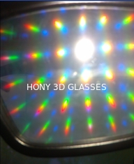 Demostración del laser de cristal del fuego artificial de la visión 3D con efecto de difracción potente